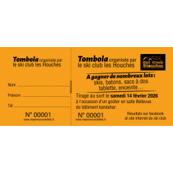 Billets personnalisés express et pas chers, idéal pour billets tombola